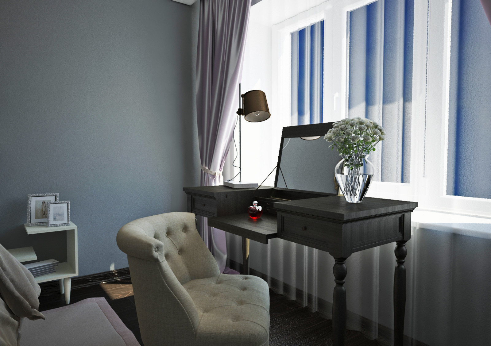 Обложка проекта: Спальня для девушки