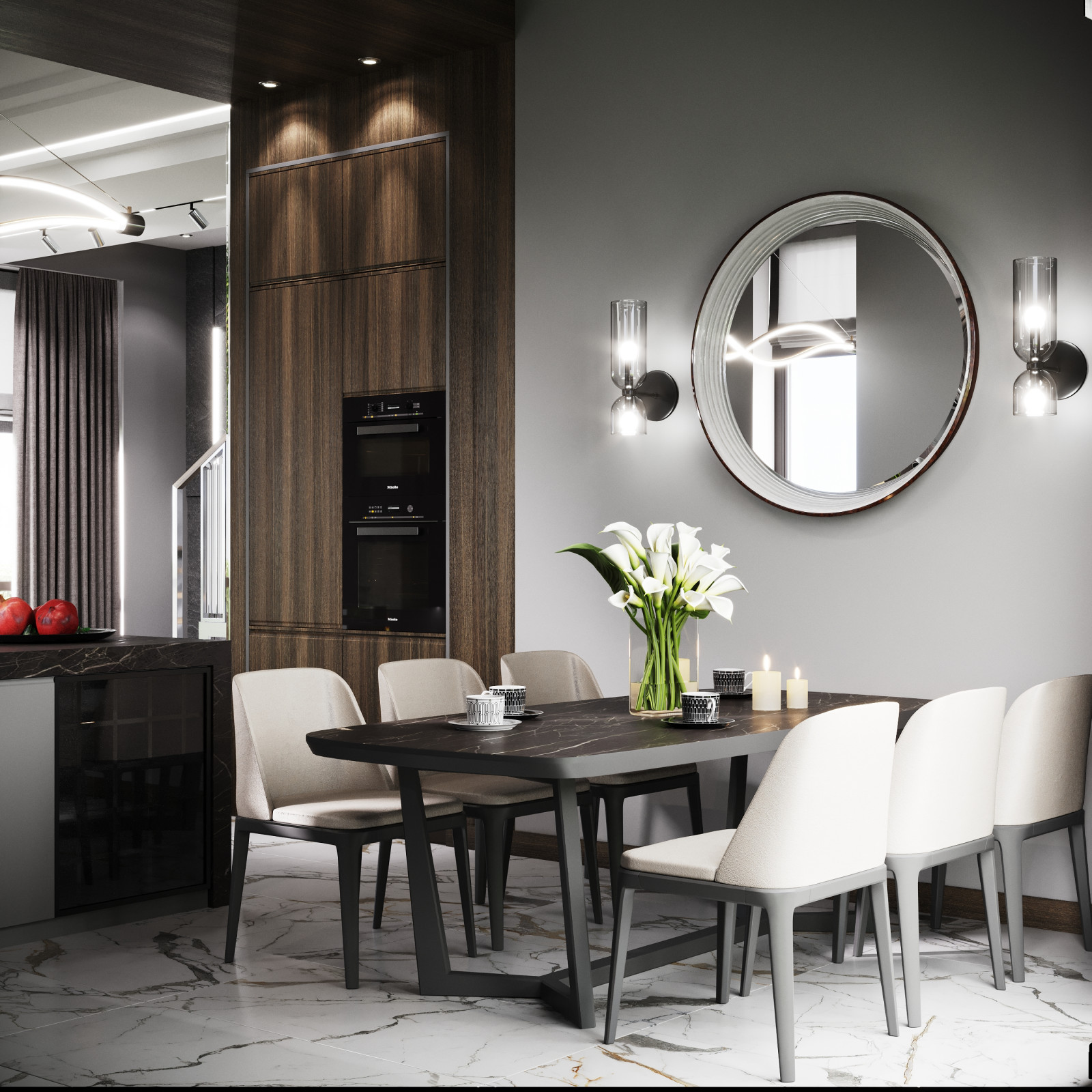 Интерьеры таунхауса жк "Футуро  парк"