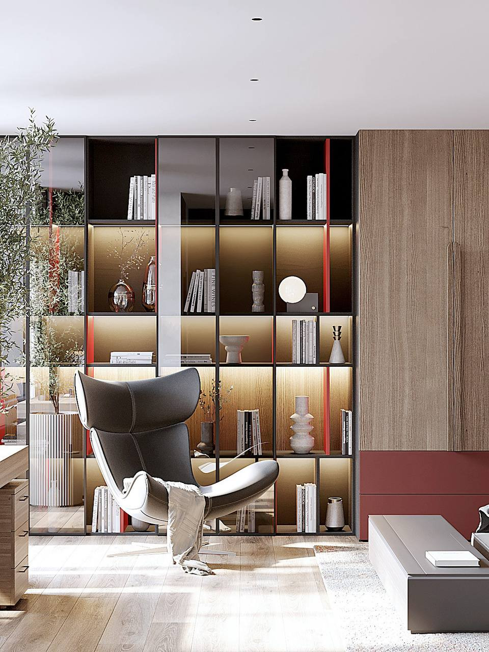 Двухуровневый пентхауз с мансардным этажом