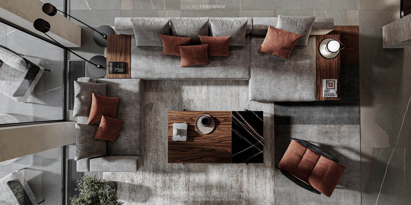 Обложка проекта: Дизайн таунхауса на Староникольской в Москве