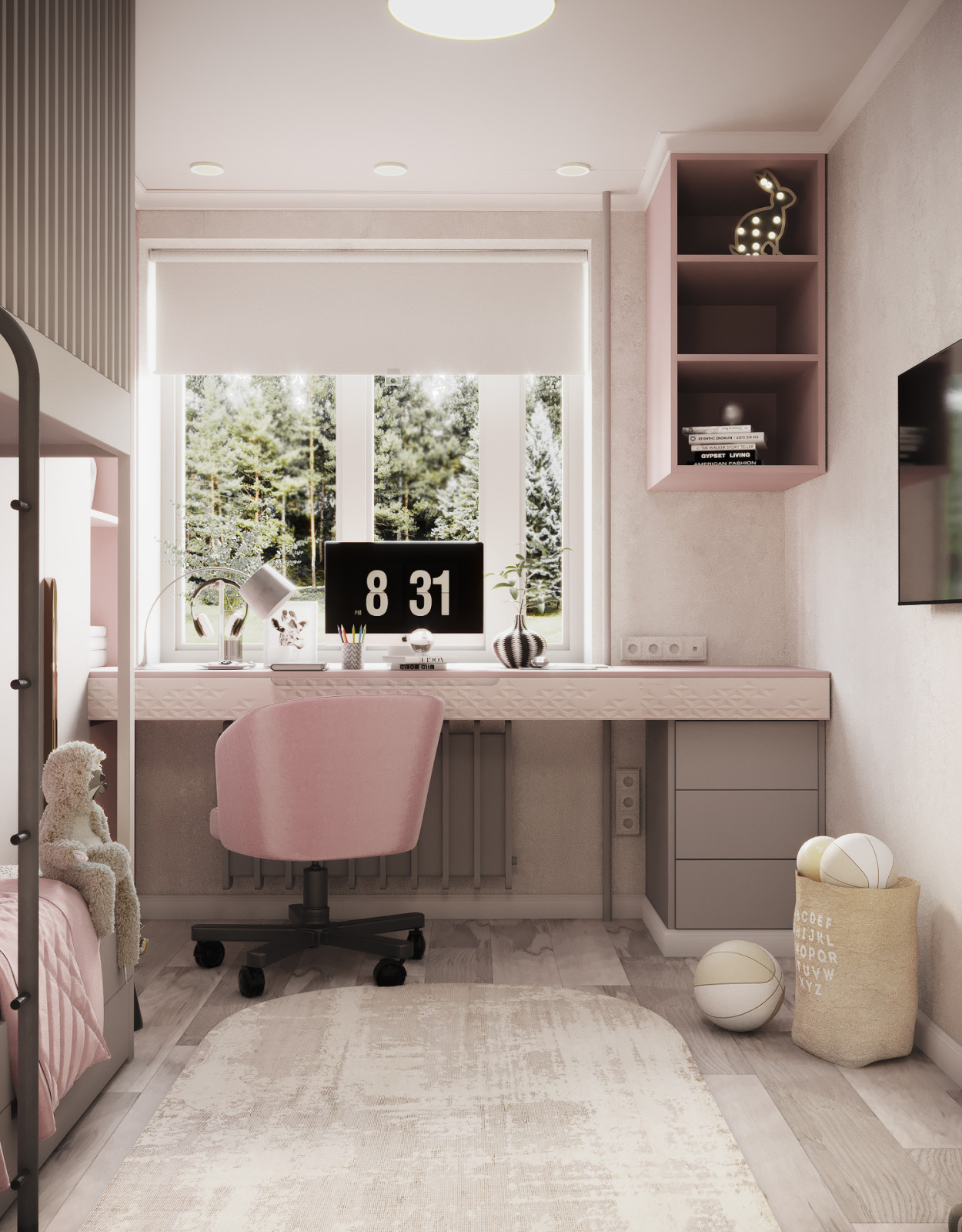 Квартира в классическом стиле для семьи с детками