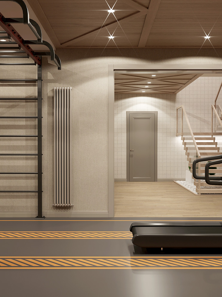 Тренажерный зал в загородном доме