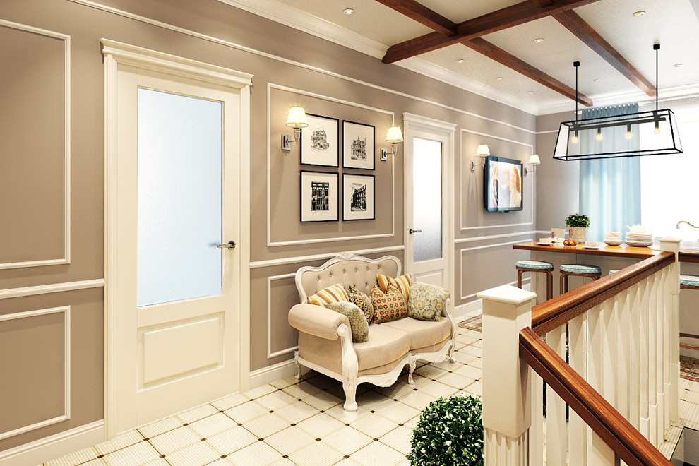 Двухуровневая квартира в Рыбинске (Проект Юлии Никитиной)