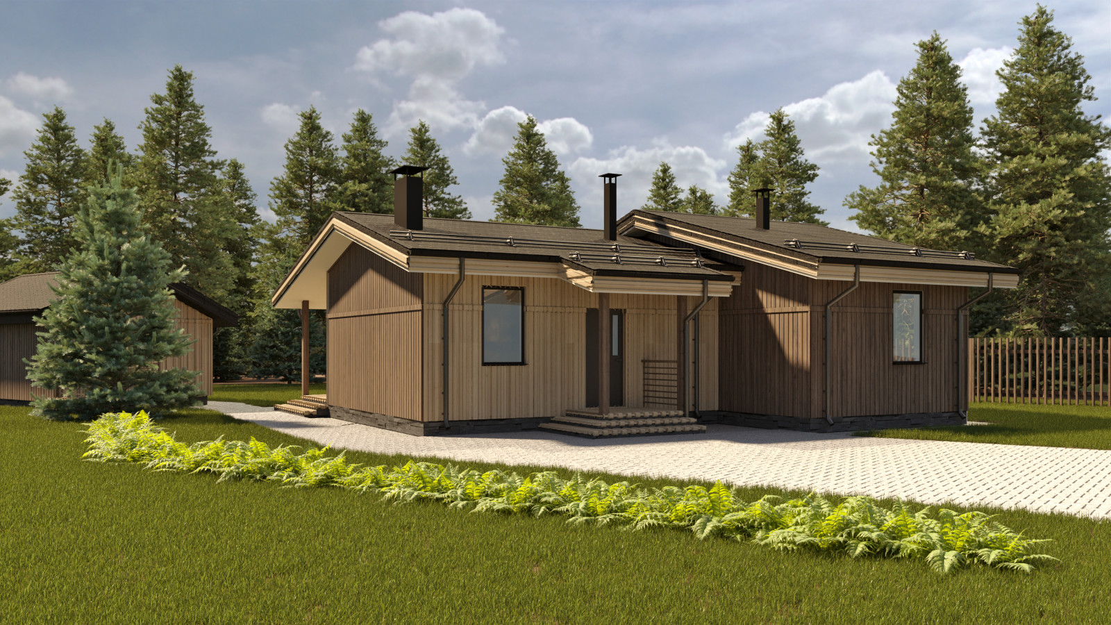 Каркасный дом 70м2