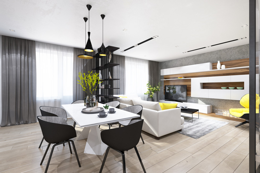 Квартира-студия с яркими акцентами, г. Подольск