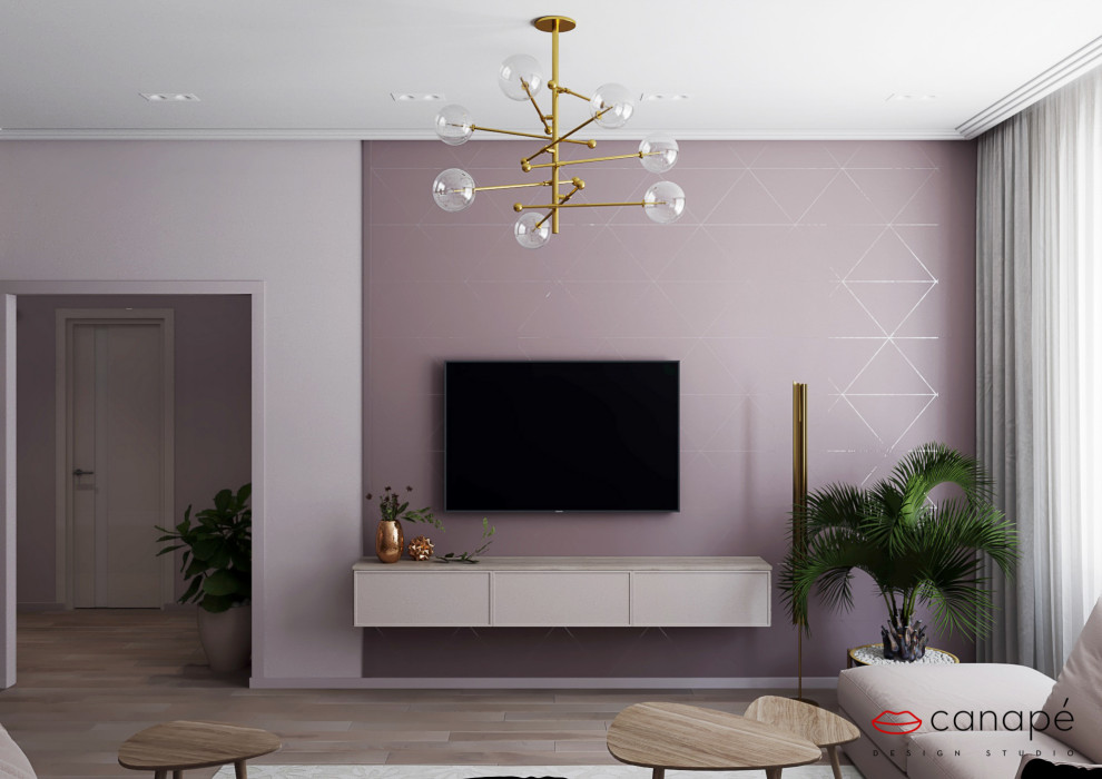 Романтичная квартира в пудровых тонах