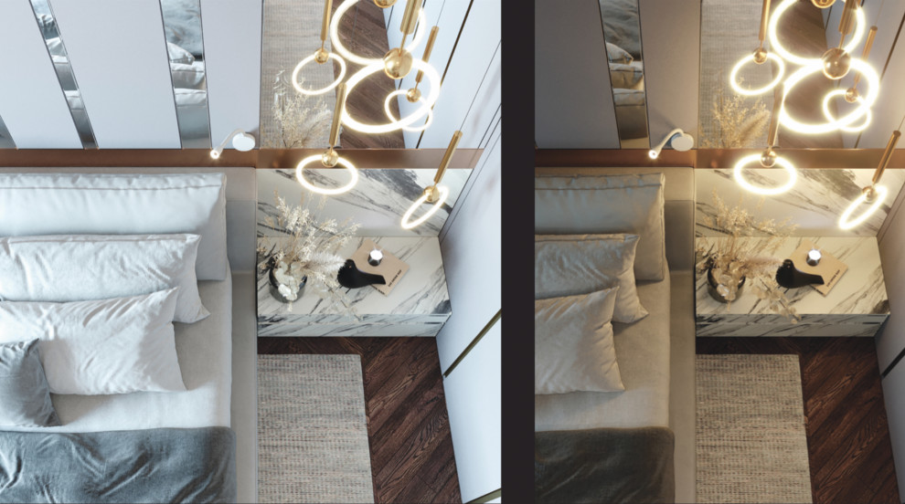 дизайн проект квартиры для семи из трех человек