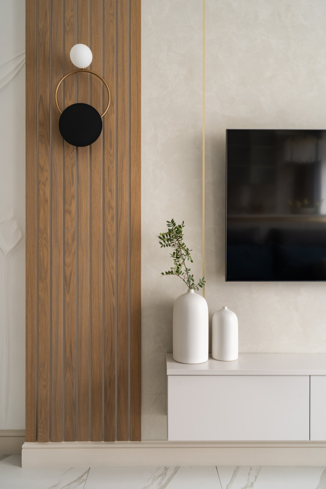 Полная меблировка квартиры в ЖК "Дом на Ярославской" дизайнер Елена Мархаюк