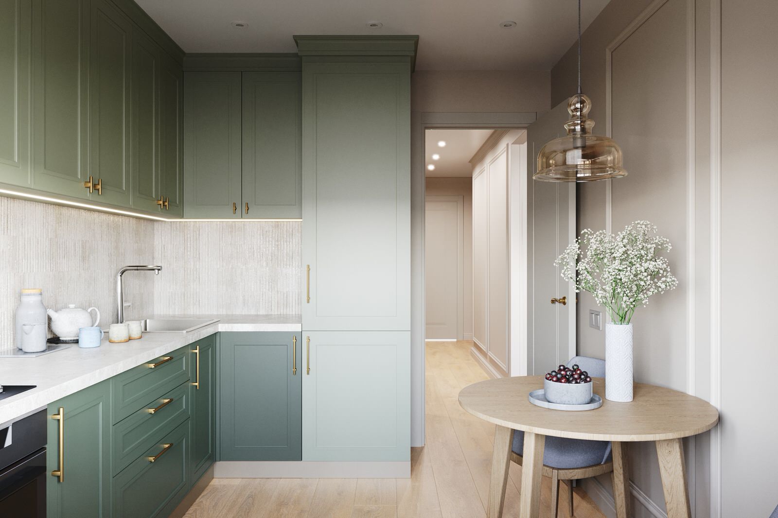 Проект трехкомнатной квартиры