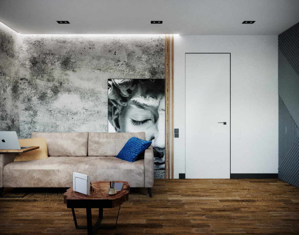 Проект комнаты для отдыха в центре города Екатеринбурга