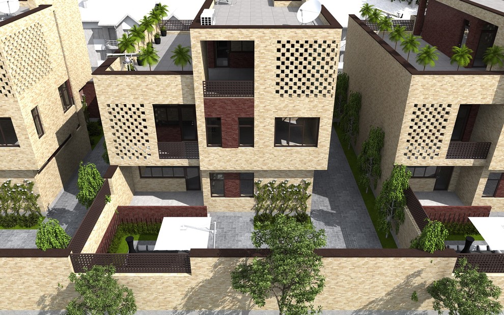 проект серии частных кирпичных домов