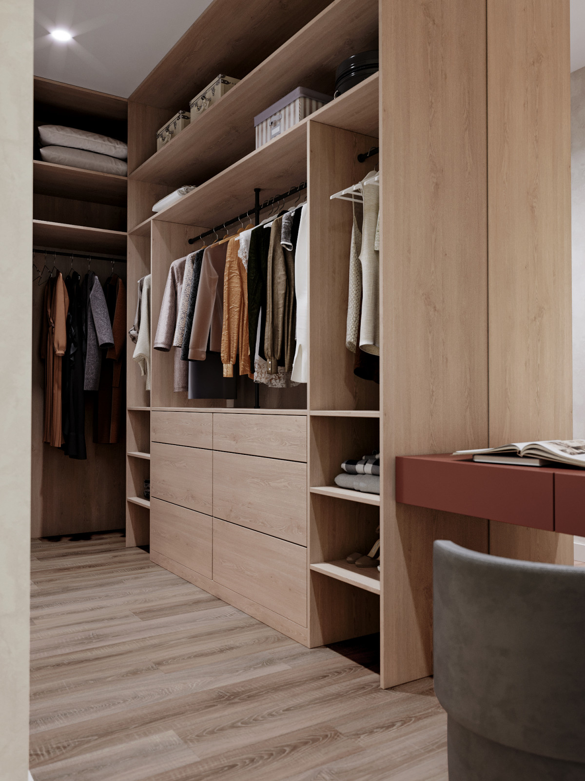 Визуализация гардеробной