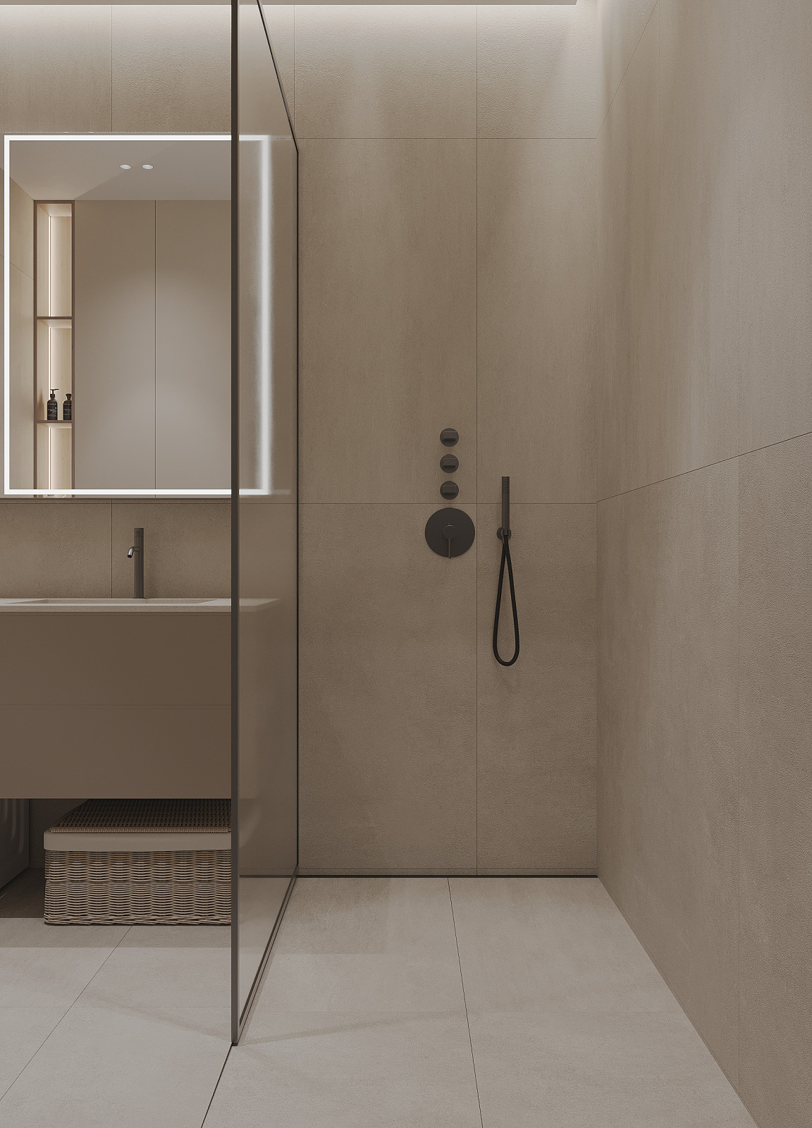 Интерьер апартаментов, Сочи, 45м2