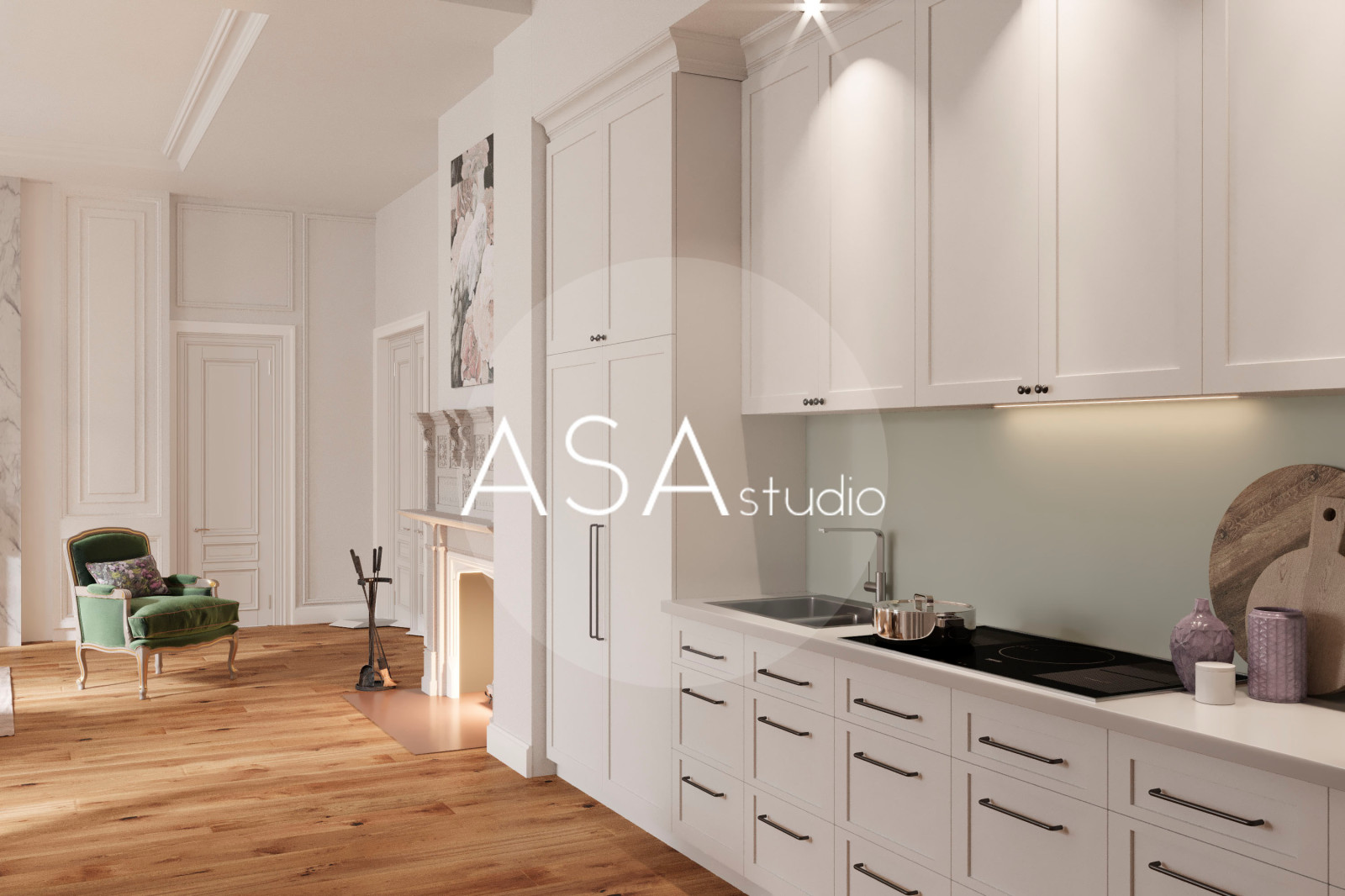 Четырёхкомнатная квартира 200 кв.м. г. Вена