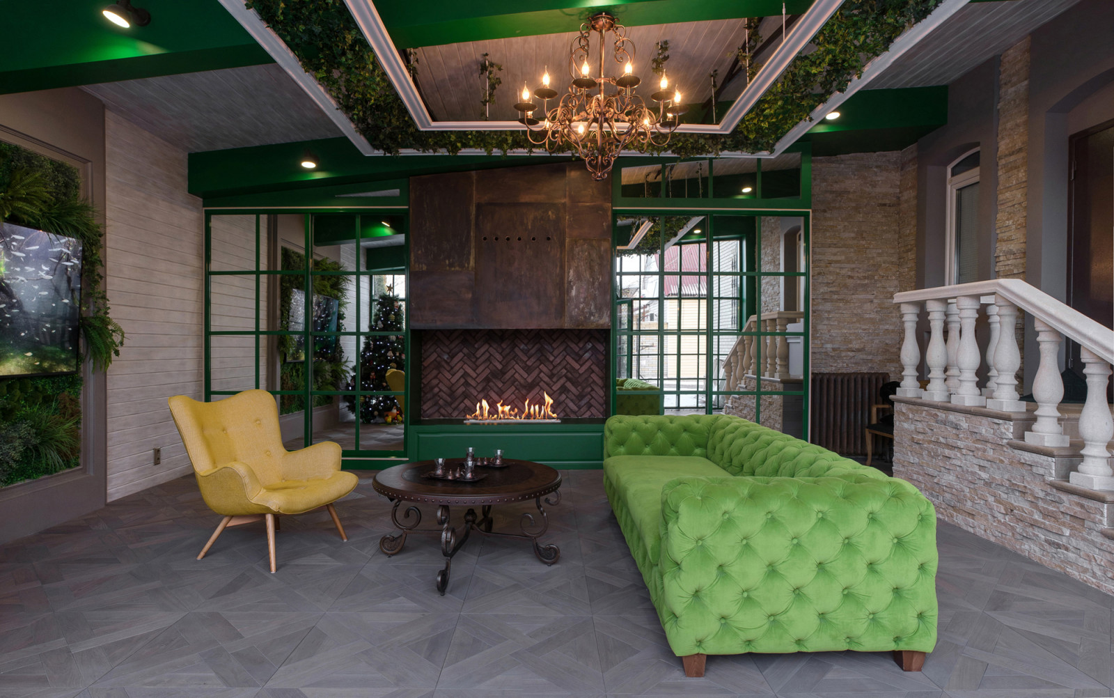 (Реализовано) Lounge пристройка к частному дому