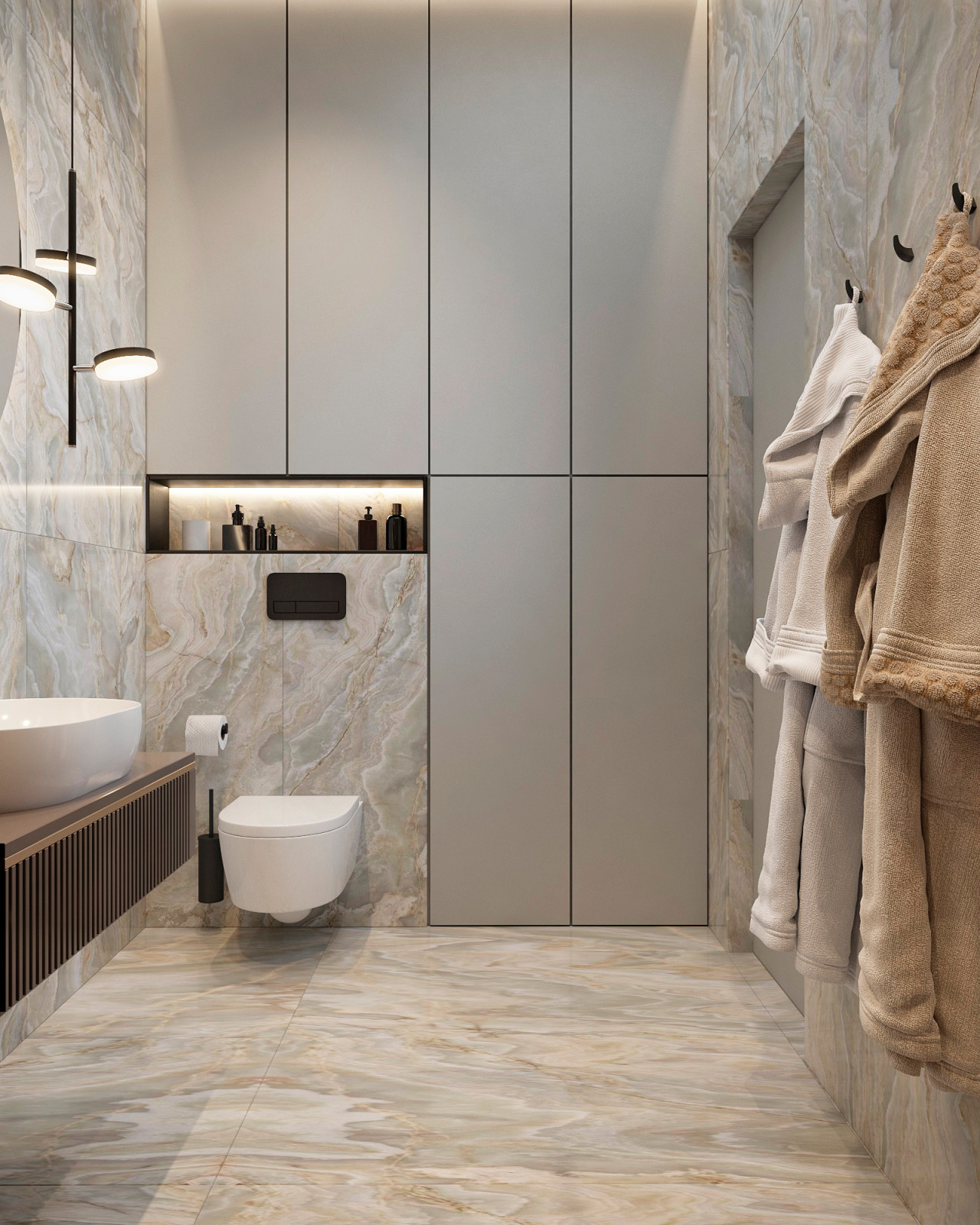 Квартира с вторым светом в современном стиле