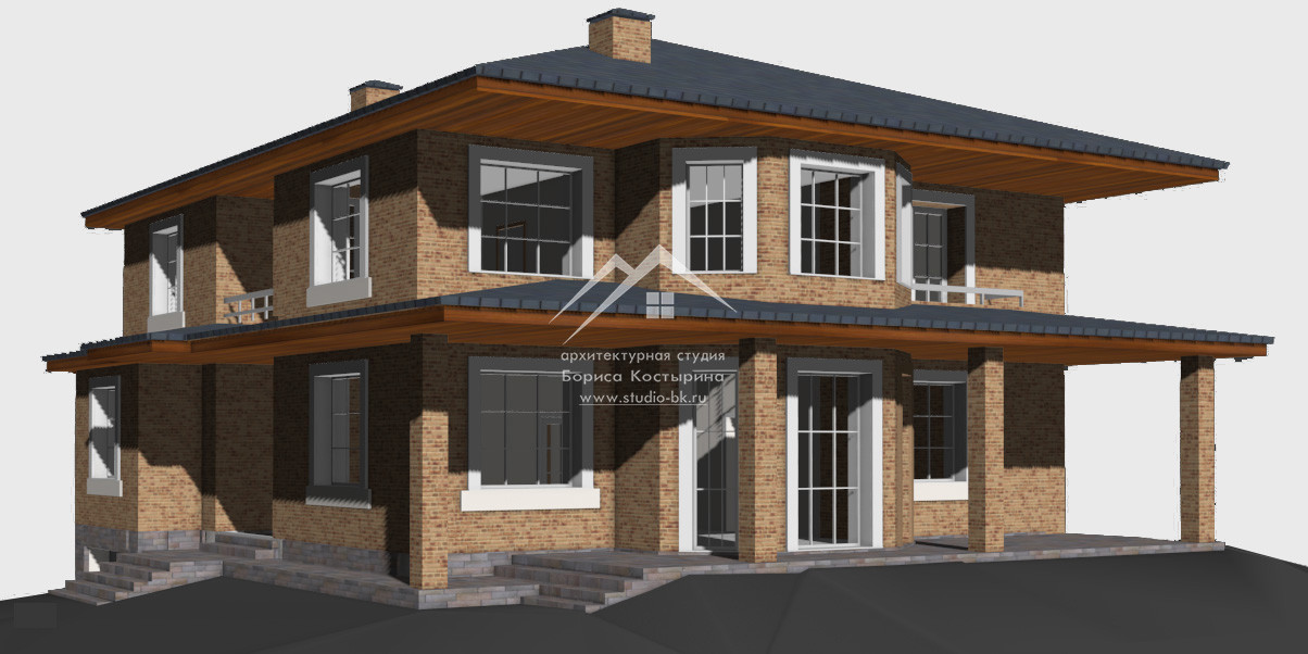 Обложка проекта: Проект 3х этажного дома в классическом стиле, 560 м²