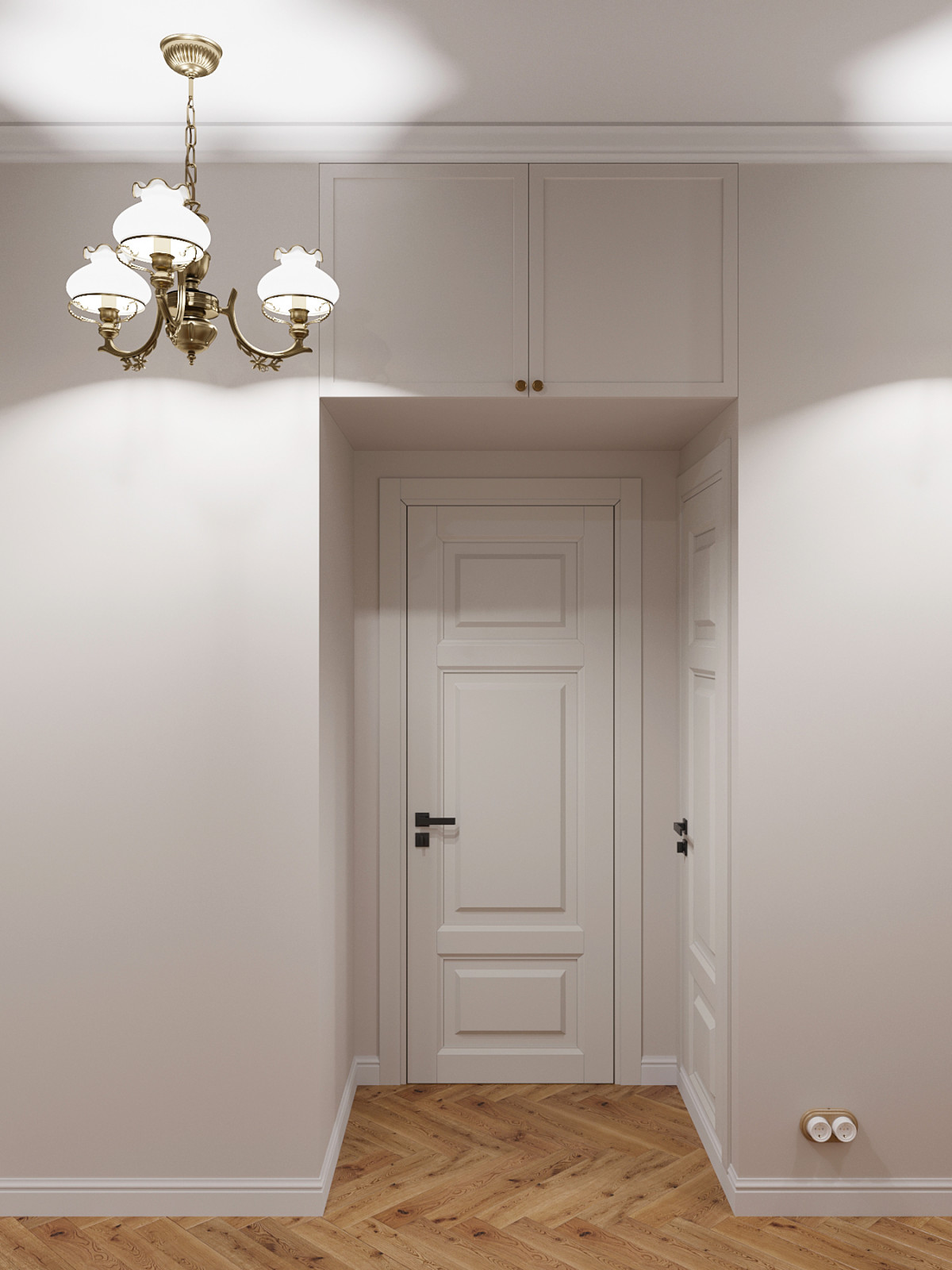 Квартира на Кутузовском проспекте с элементами ретро