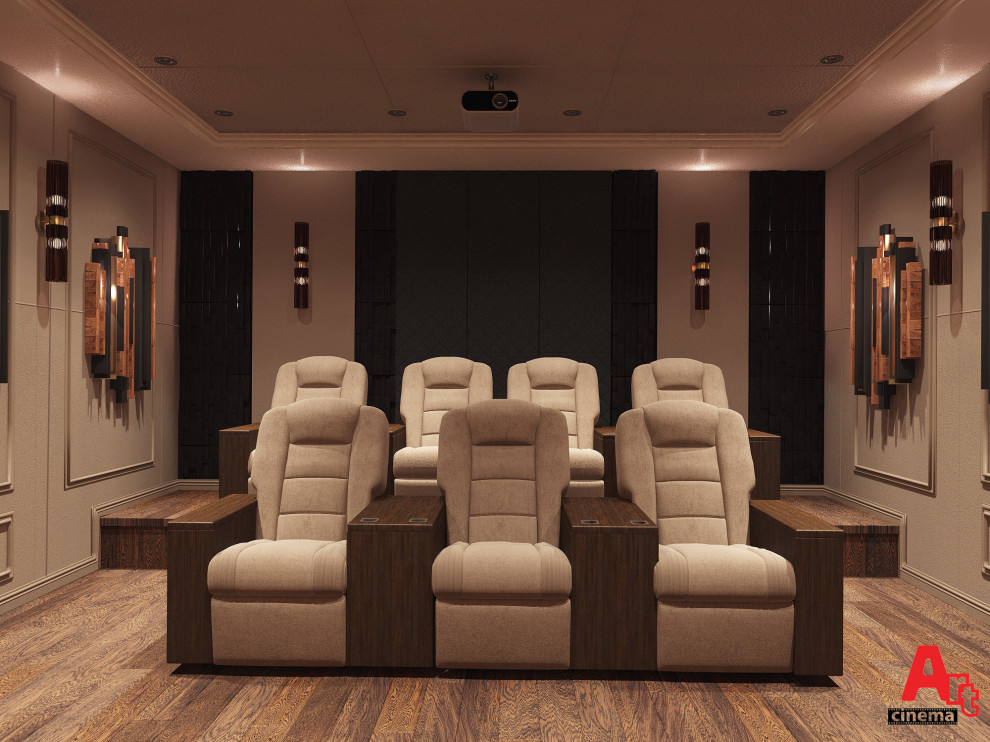 Персональный кинозал в частном доме в Пущино