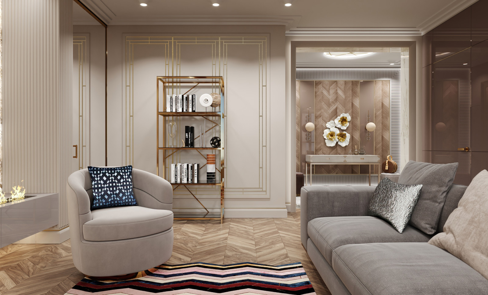 Дизайн проект квартиры "Современные тенденции"