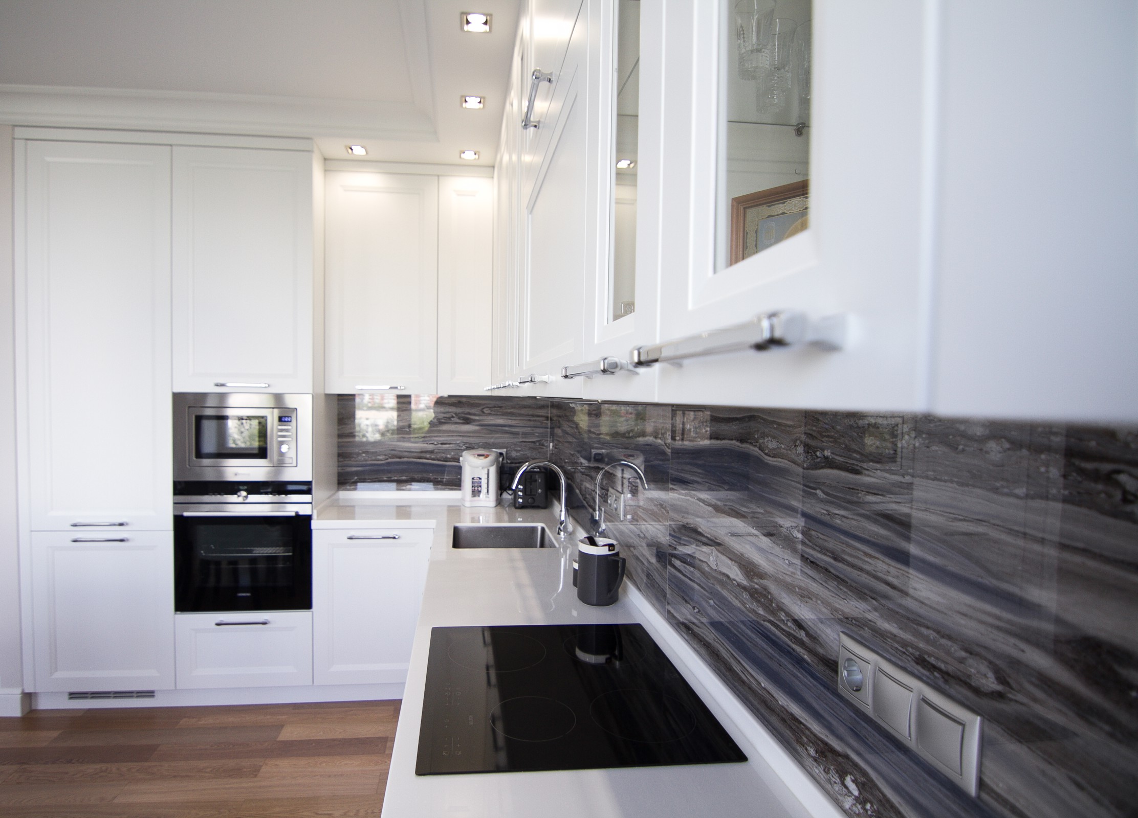 Белая кухня "Лира" в Москве