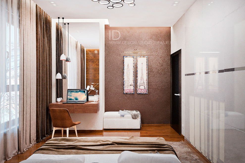 Спальня в стиле лофт