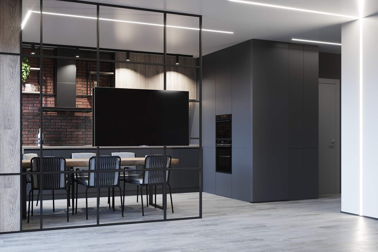 Квартира в стиле лофт