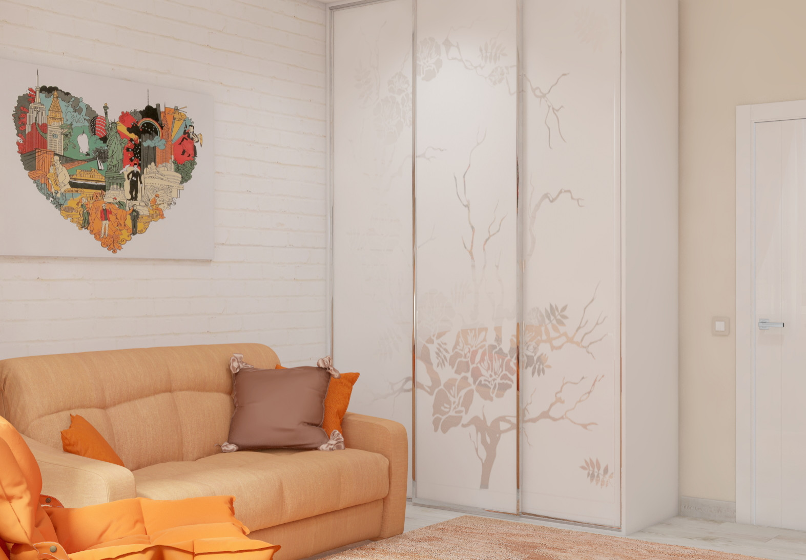 Двухкомнатная квартира в современном стиле