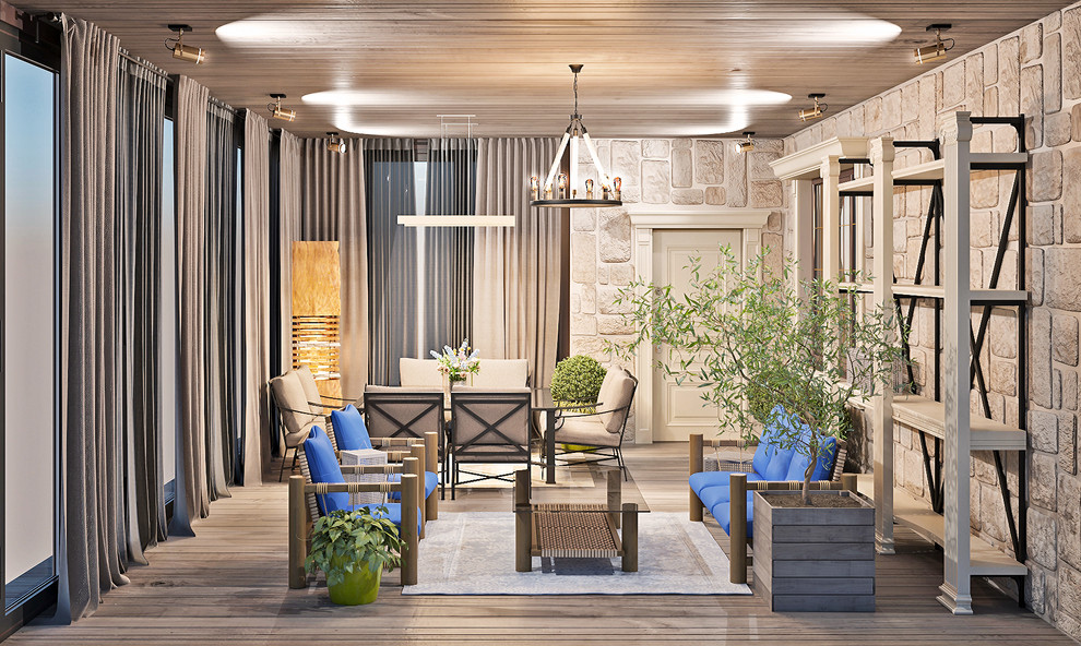 TERRACE IN TALDYKORGAN