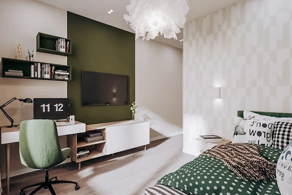 Планировка 3-х комнатной квартиры в современном стиле