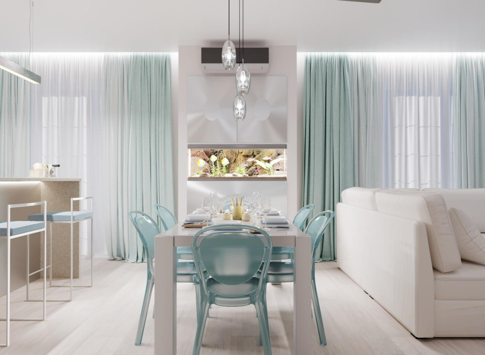 Дом 140кв.м. для взрослой пары в современном стиле с элеменами хай-тек