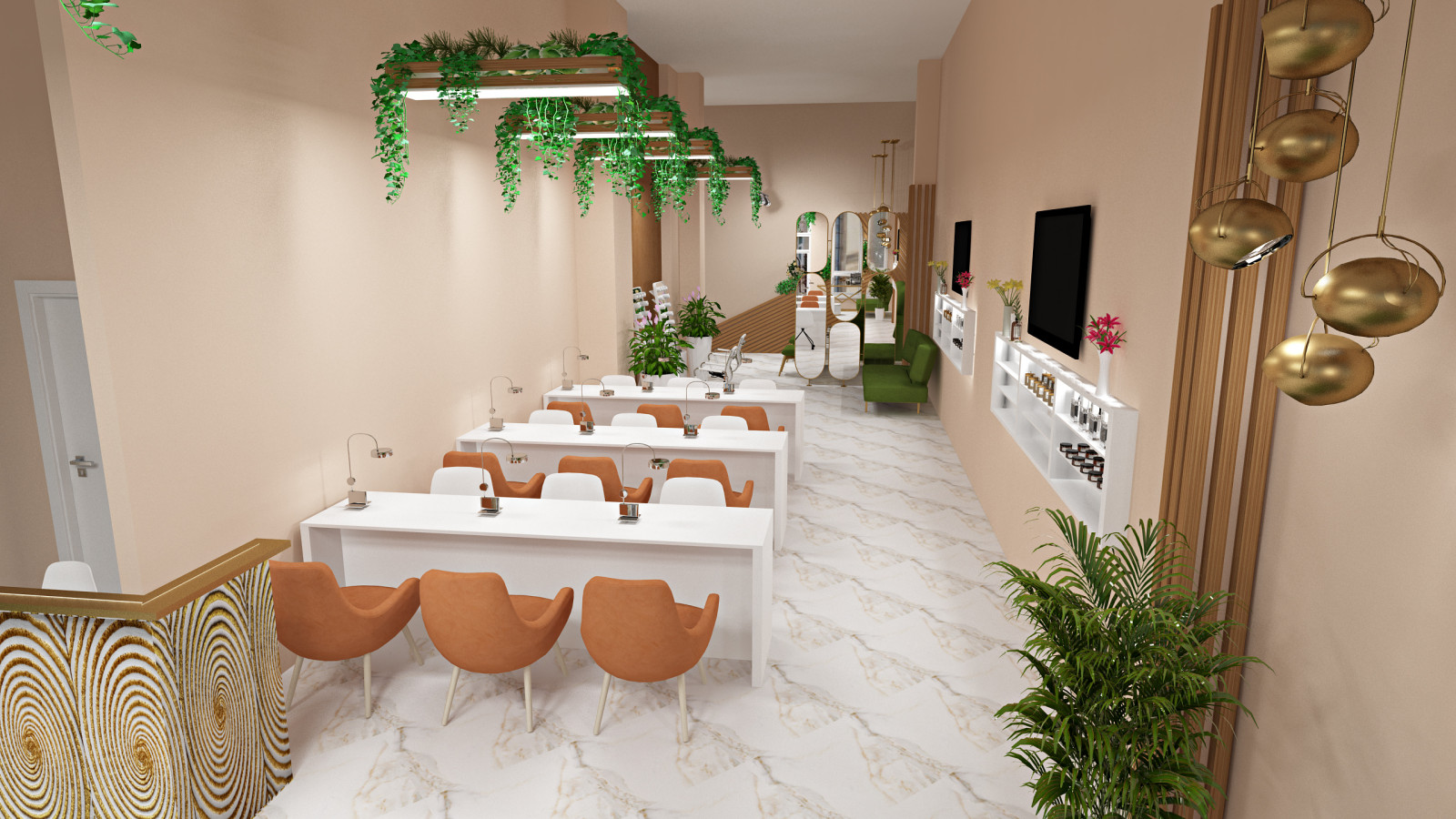 Зал маникюра