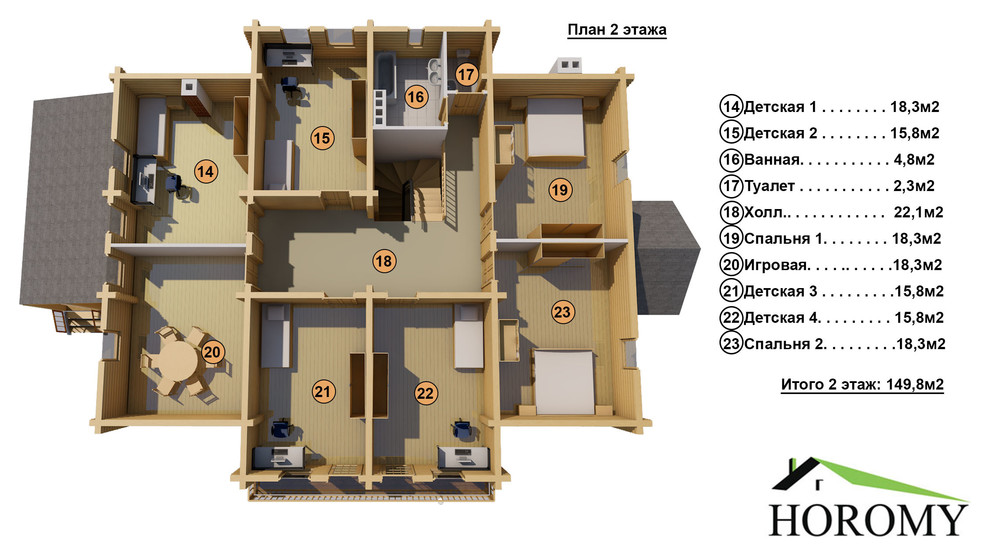 Проекты домов из клееного бруса