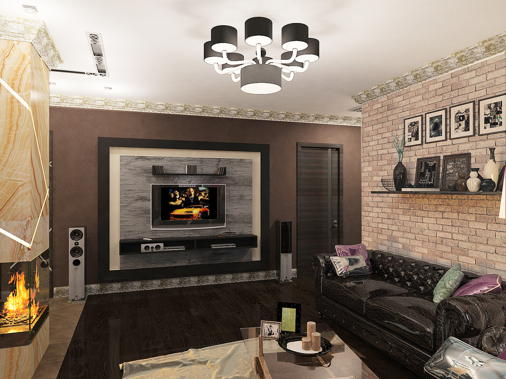 Квартира в темных тонах