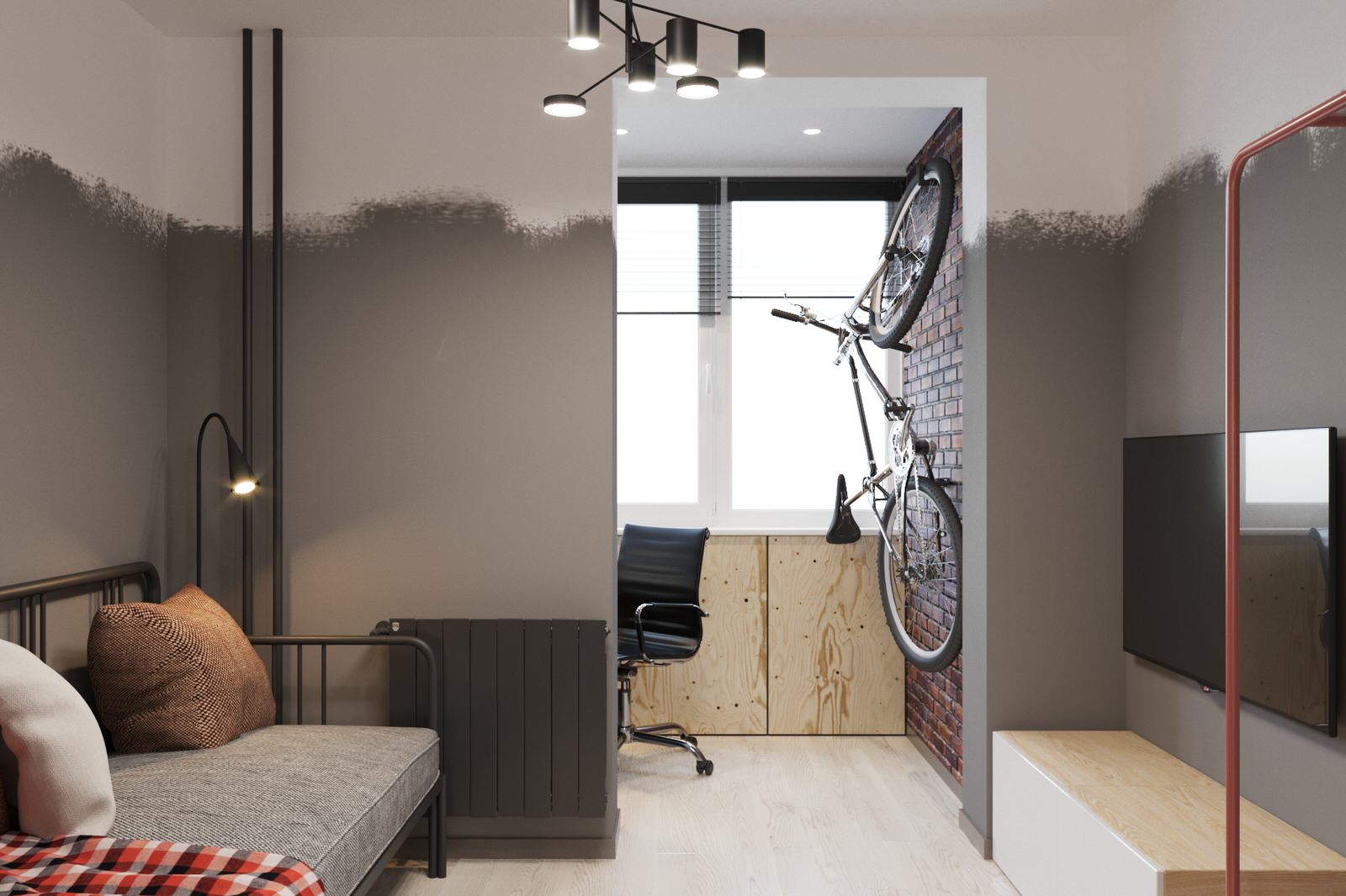 Обложка проекта: Красный акцент