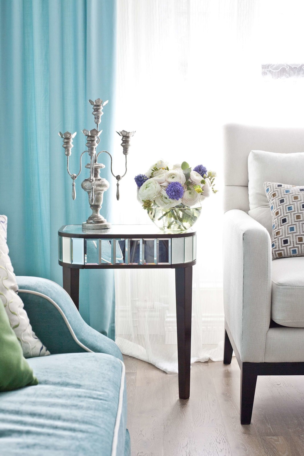 Бирюзовая гостиная