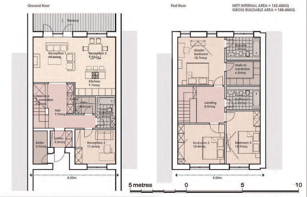 Проект таунхаусов в поселке Глухово