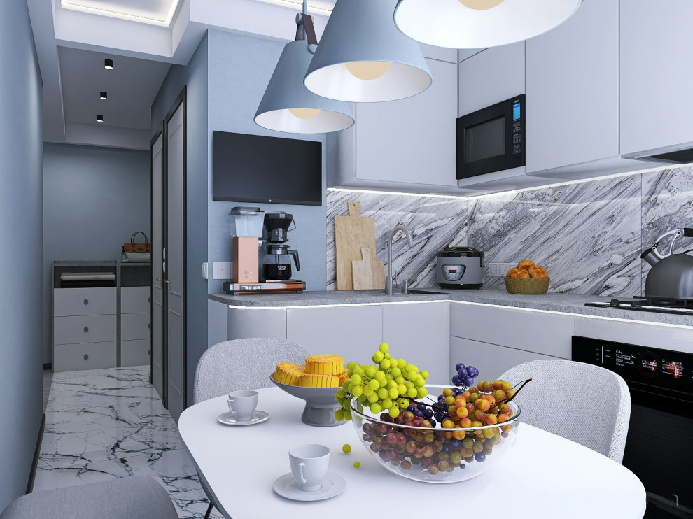 Квартира в старом фонде с балками на потолке