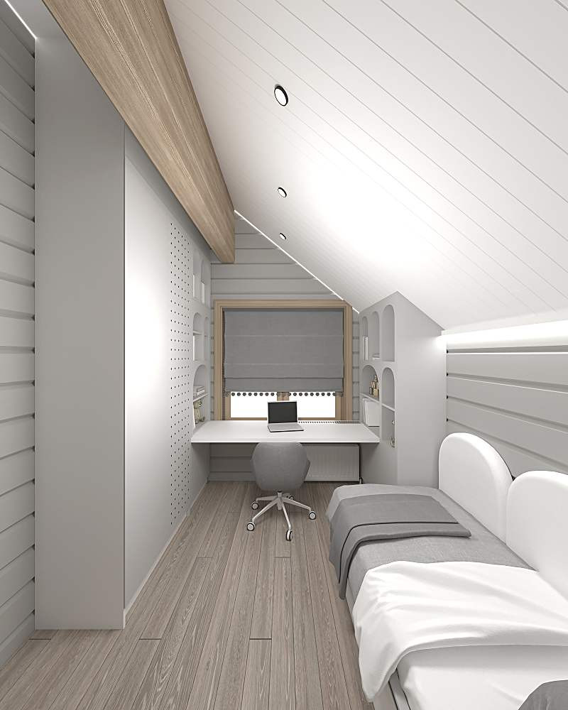 Дизайн интерьеров деревянного дома