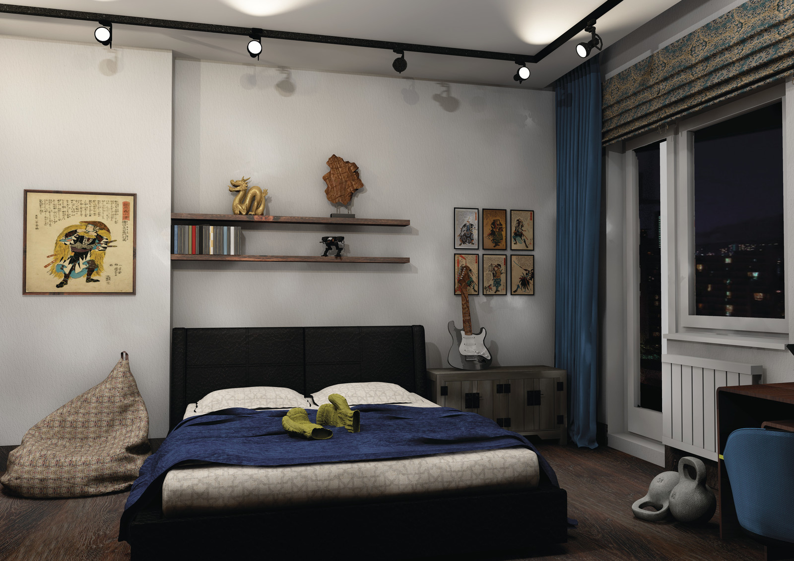 Квартира с этническими мотивами