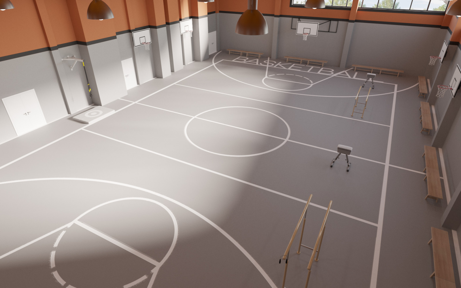 Спорт зал и тренажерный зал