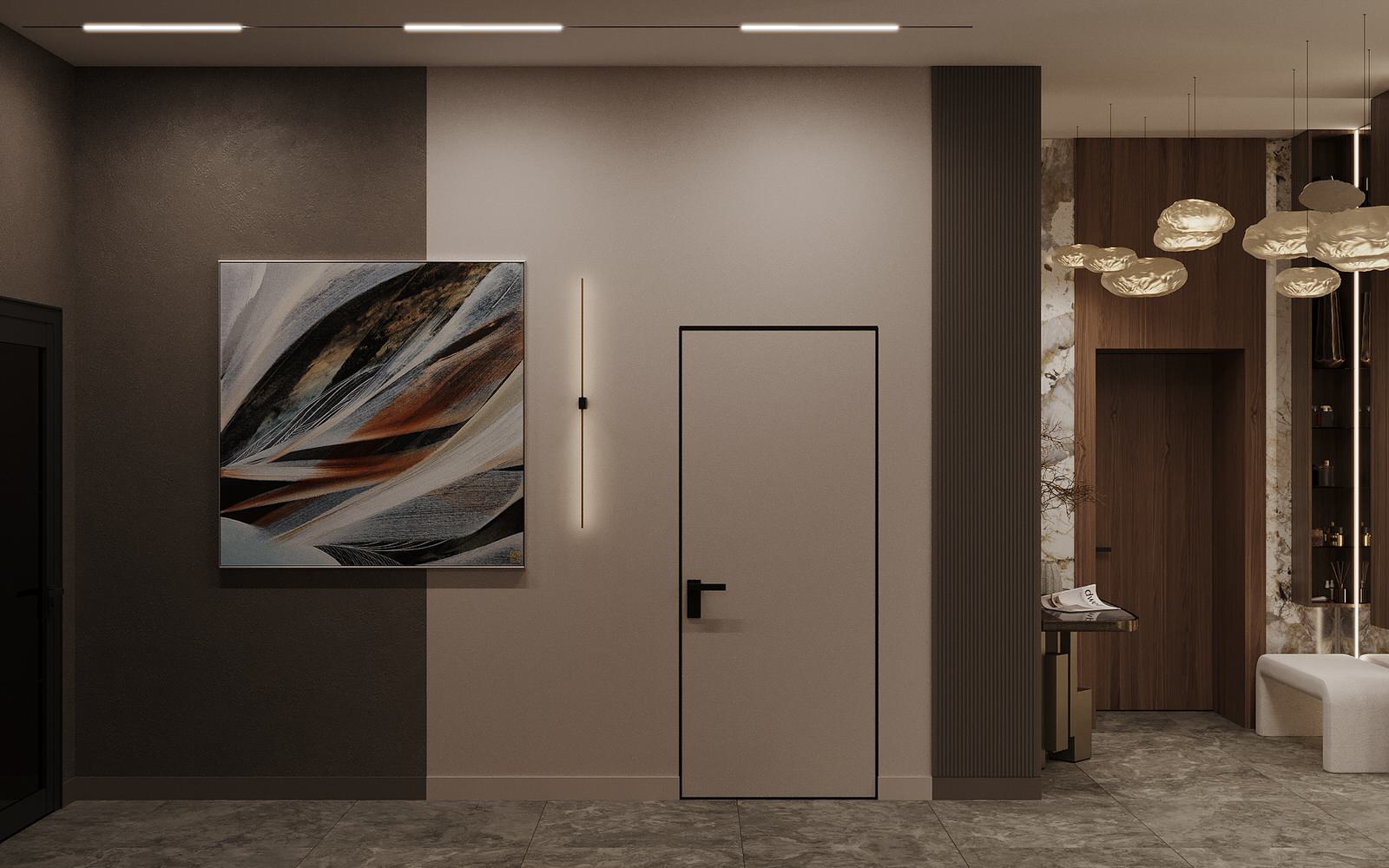 Интерьер загородного дома кардинально отличающийся от домов в округе