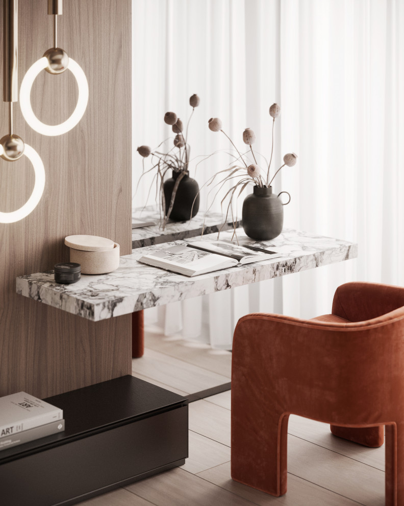 Modern megalopolis apartment