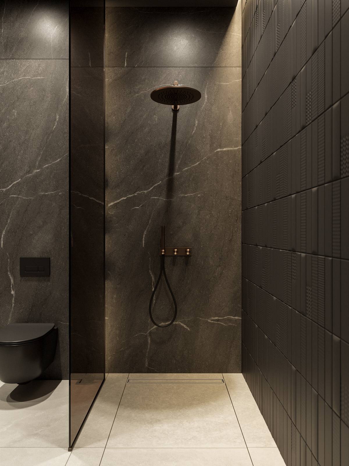 Обложка проекта: Санузел в современном стиле