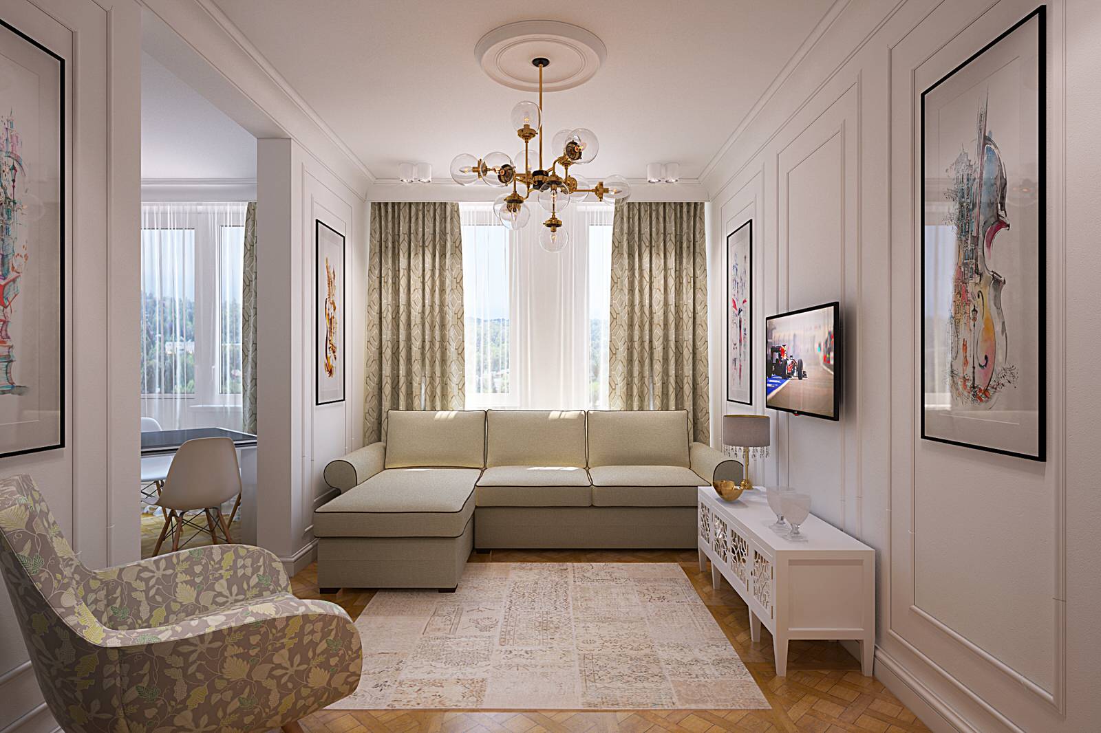 Квартира в современном стиле