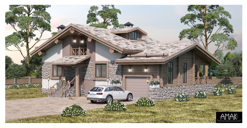 Коттедж в стиле Шале