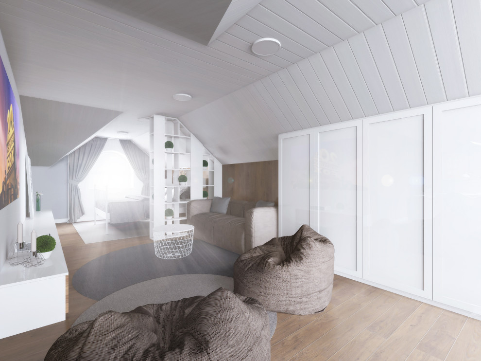 Детская на мансарде