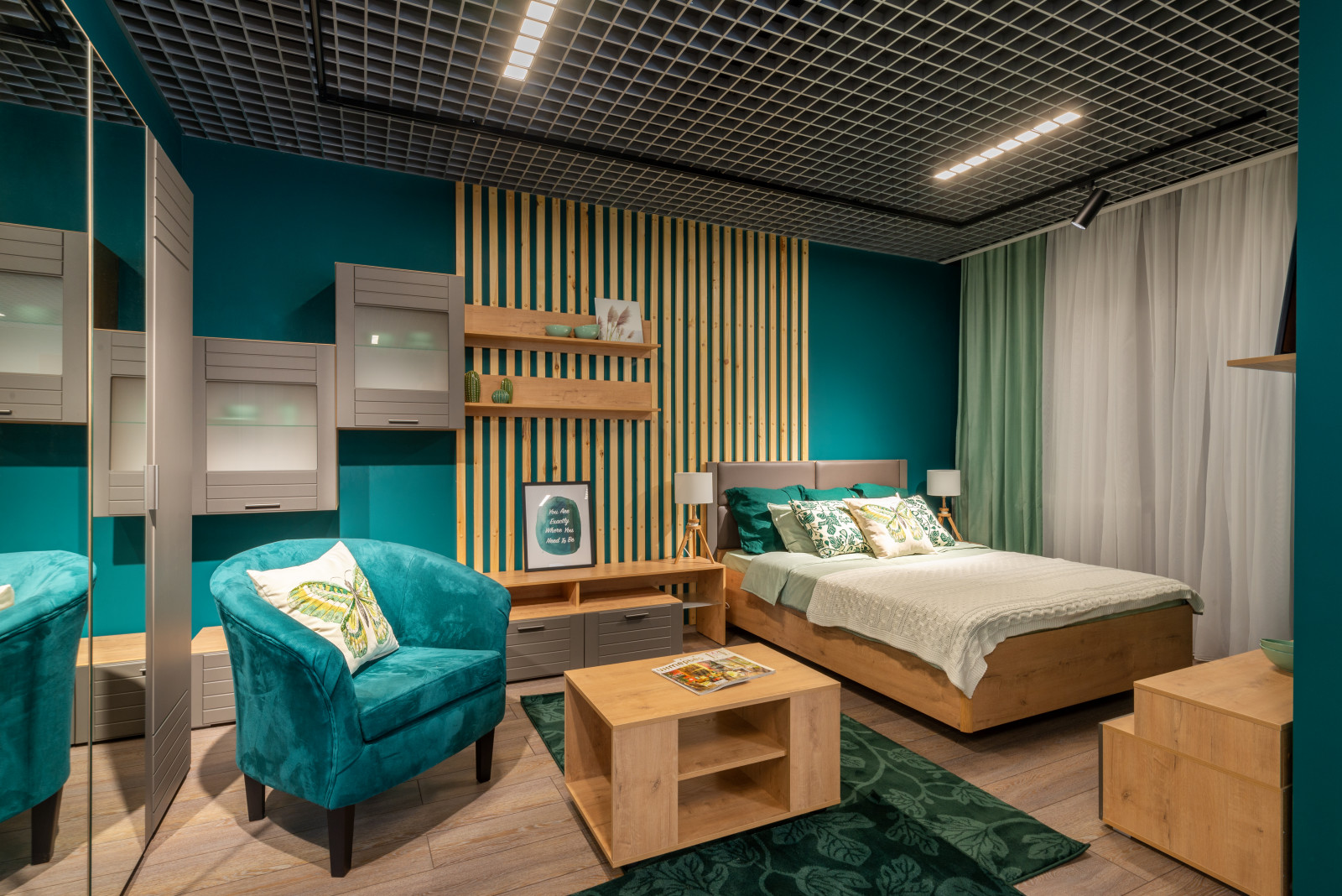 Интерьерная съемка экспозиции мебели в новом  шоу-руме мебельной фабрики SILVA