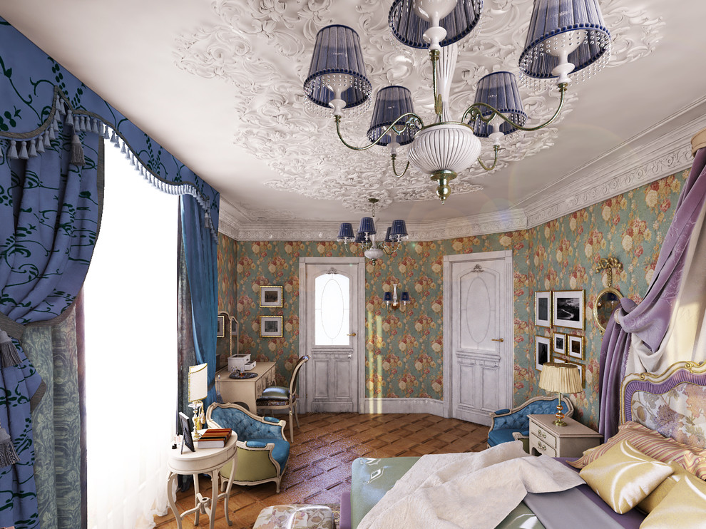 3dмодели для проекта спальни в стиле французкого романтизма