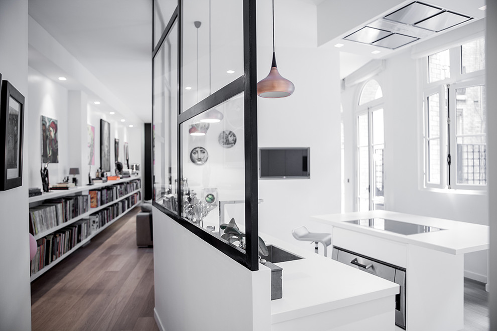 Houzz Франция: Квартира в Париже для пары эстетов